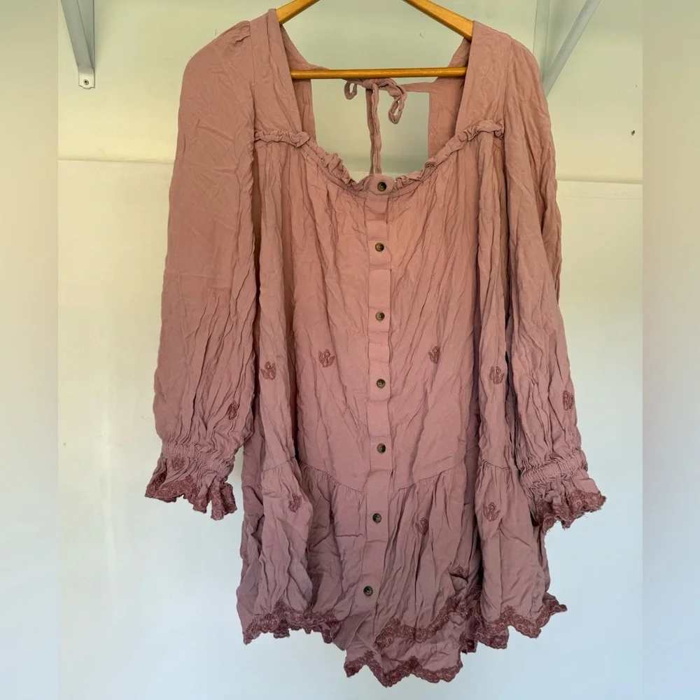 Anthropologie Mauve Set - Picture 2 of 5